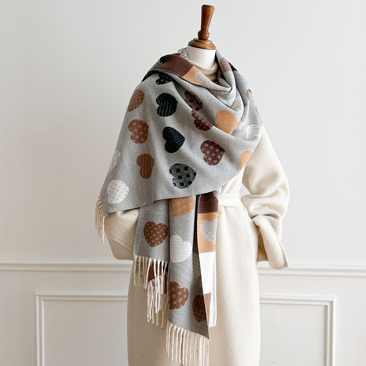 Écharpe en imitation cachemire - Pashmina Wrap Large avis et prix