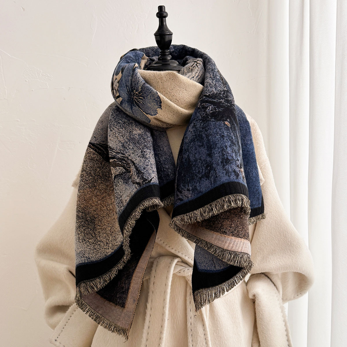 Écharpe en imitation cachemire - Pashmina Wrap Large avis et prix