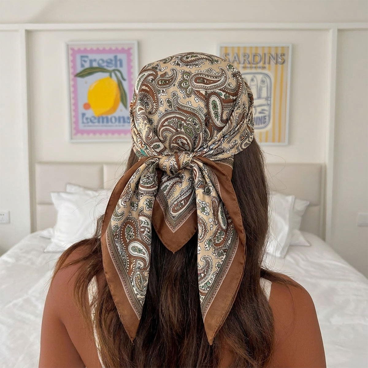 Nouveau design, foulard carré  - Scarf Silk Square avis et prix