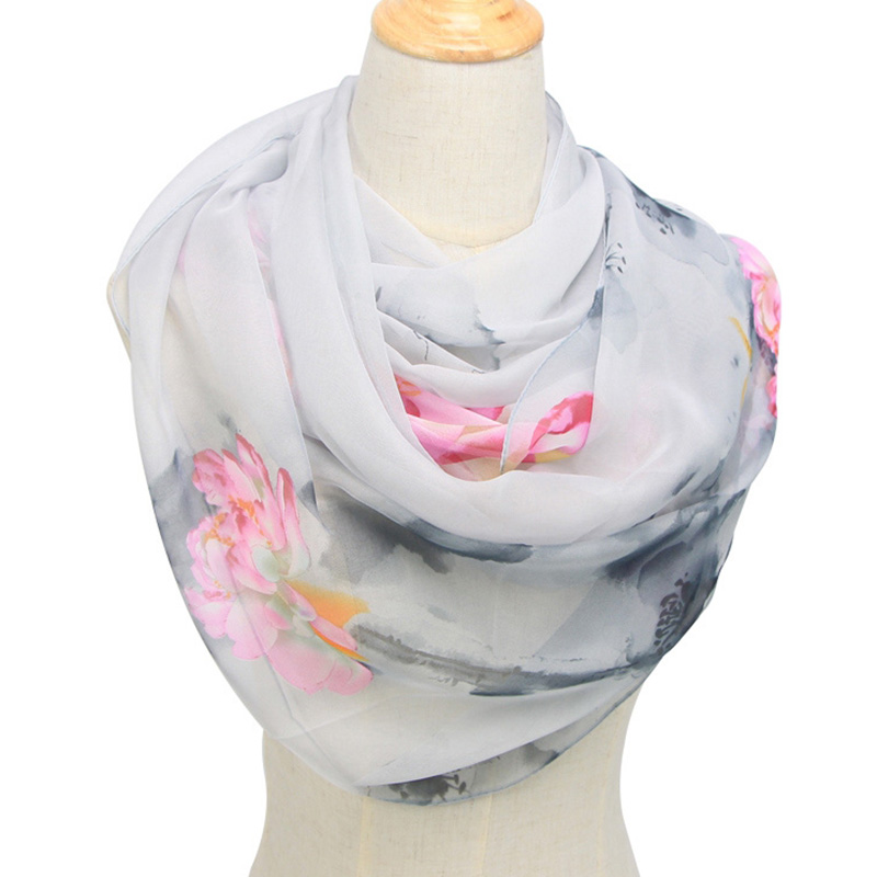 Foulard Long en mousseline de  - Face Scarf Mask avis et prix