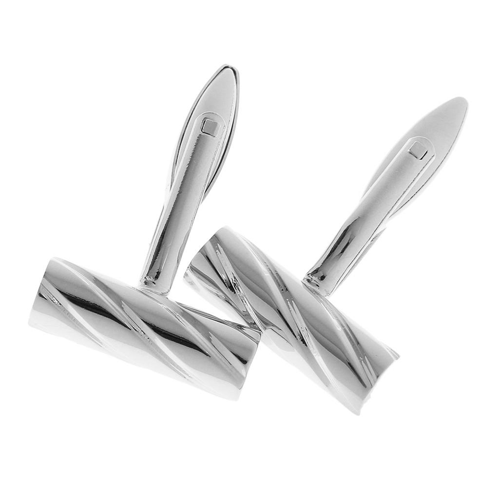 Boutons de manchette en forme  - Tie Clip Silver avis et prix