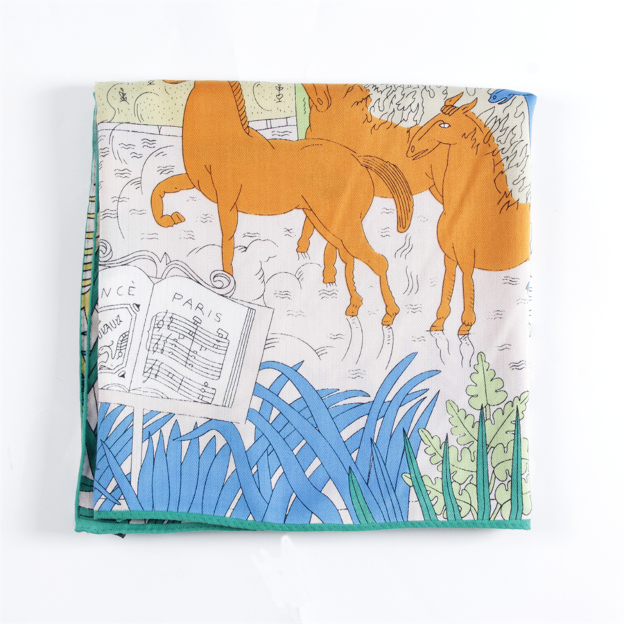 POBING-Écharpe en Cachemire po - Scarf Silk Square avis et prix