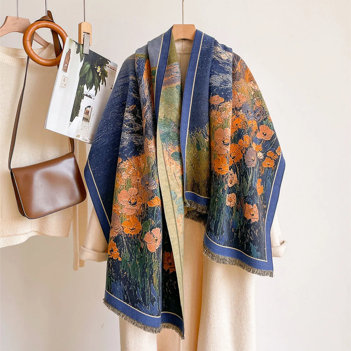 Écharpe en imitation cachemire - Pashmina Wrap Large avis et prix